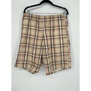 Comlax Commonwealth Lacrosse Plaid Shorts No Size Brown